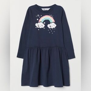 H&M Dress with Sequins 6-8Y‎